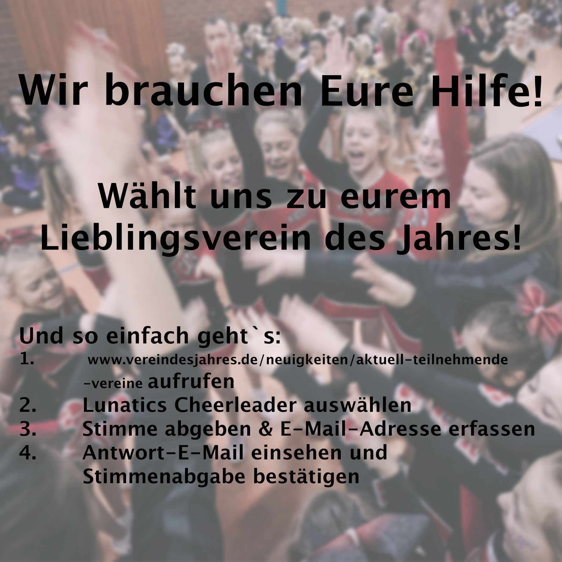 Wahl zum „Verein des Jahres“